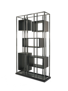 MACKINTOSH - Open double-sided brass bookcase by Gianfranco Ferré Home - view 3